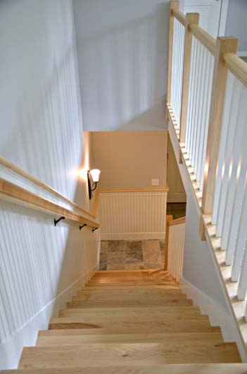 Greg Fitzpatrick Inc - Custom Home Builder - Maple Stairway 2