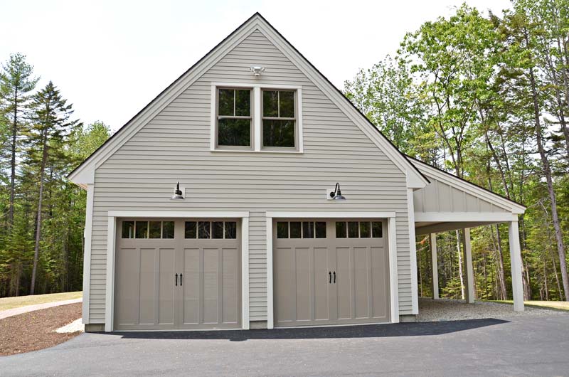 Greg Fitzpatrick Inc - Custom Home Builder - Garage with Shed
