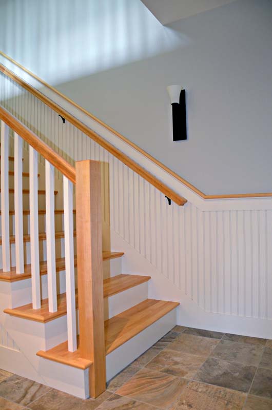 Greg Fitzpatrick Inc - Custom Home Builder - Maple Stairway