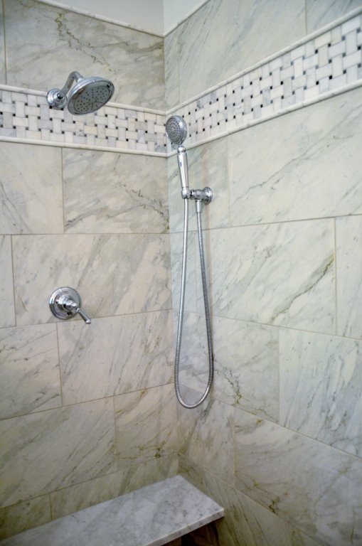 Greg Fitzpatrick Inc - Saltwater Farmhouse - Master Bath Shower